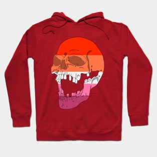 Human Skull - Lesbian Hoodie